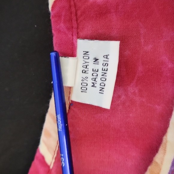 Geometrical Shape Marbled/Dyed Vintage Mini Dress - Picture 4 of 5